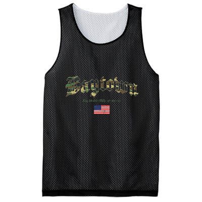 Bryan Gothic Design Camouflage Version Mesh Reversible Basketball Jersey Tank