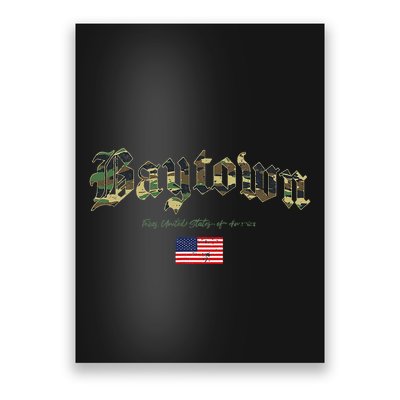 Bryan Gothic Design Camouflage Version Poster