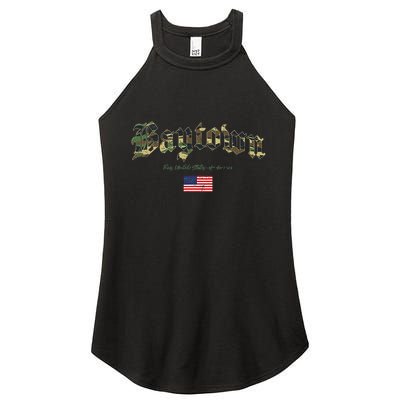 Bryan Gothic Design Camouflage Version Women's Perfect Tri Rocker Tank