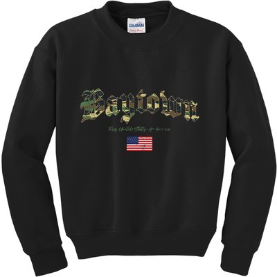 Bryan Gothic Design Camouflage Version Kids Sweatshirt
