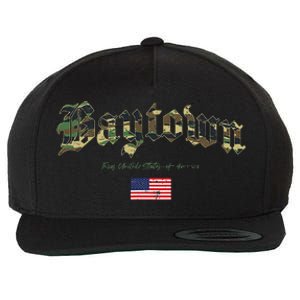 Bryan Gothic Design Camouflage Version Wool Snapback Cap