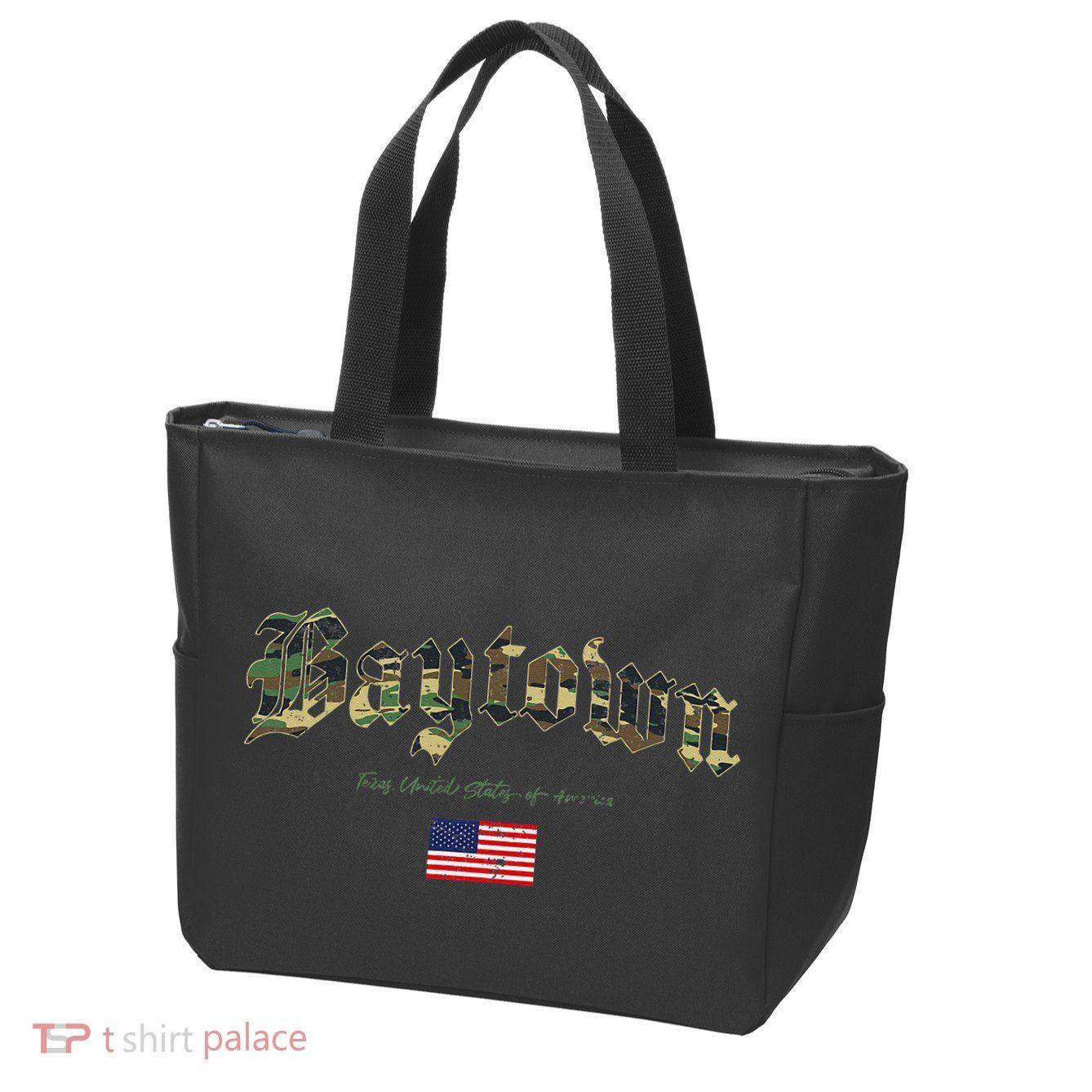 Bryan Gothic Design Camouflage Version Zip Tote Bag