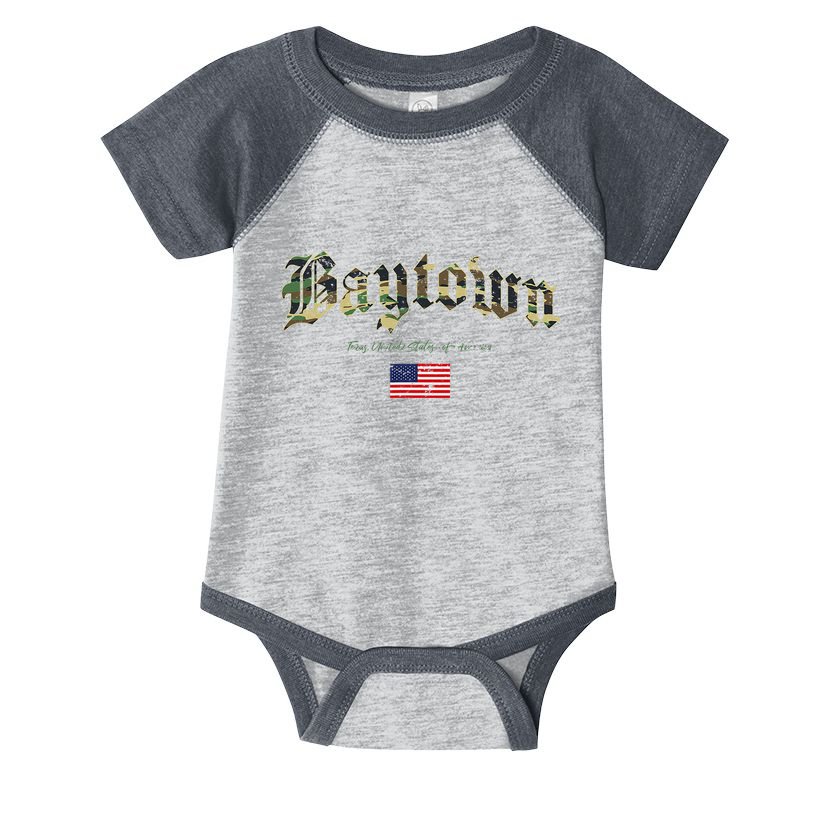 Bryan Gothic Design Camouflage Version Infant Baby Jersey Bodysuit