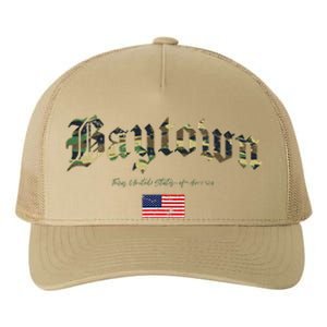 Bryan Gothic Design Camouflage Version Yupoong Adult 5-Panel Trucker Hat