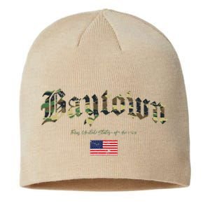 Bryan Gothic Design Camouflage Version Sustainable Beanie