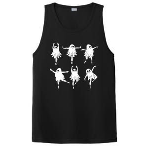 Ballet Ghost Dancer Spooky Dance Teacher Halloween Costume Gift PosiCharge Competitor Tank