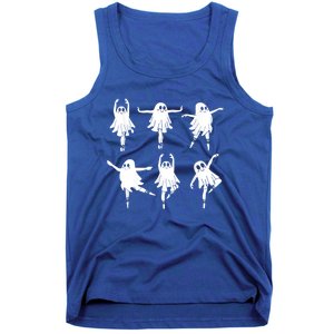 Ballet Ghost Dancer Spooky Dance Teacher Halloween Costume Gift Tank Top