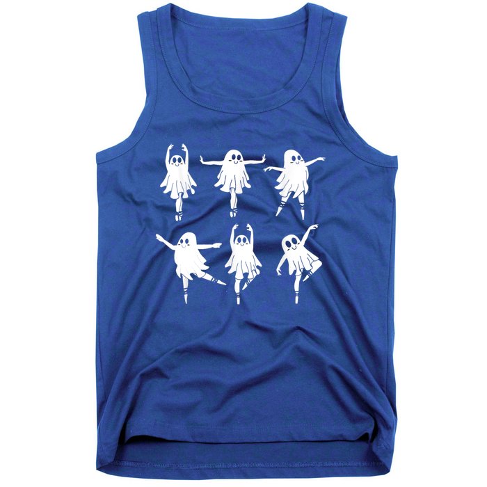 Ballet Ghost Dancer Spooky Dance Teacher Halloween Costume Gift Tank Top