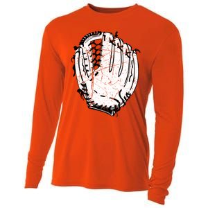 Baseball Glove Design Sports Player Catcher Pitcher Team Fan Gift Cooling Performance Long Sleeve Crew