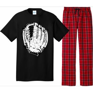 Baseball Glove Design Sports Player Catcher Pitcher Team Fan Gift Pajama Set