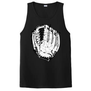 Baseball Glove Design Sports Player Catcher Pitcher Team Fan Gift PosiCharge Competitor Tank