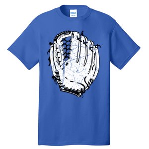 Baseball Glove Design Sports Player Catcher Pitcher Team Fan Gift Tall T-Shirt