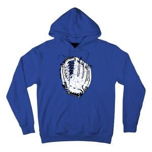 Baseball Glove Design Sports Player Catcher Pitcher Team Fan Gift Tall Hoodie