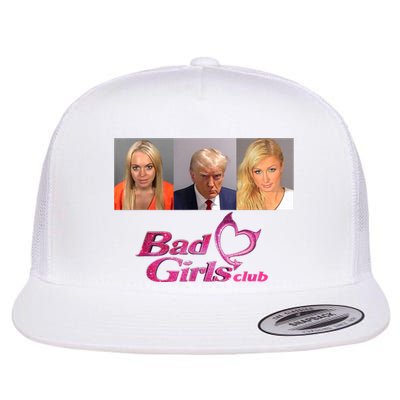 Bad Girls Donald Club Trump 2024 Mugshot Flat Bill Trucker Hat