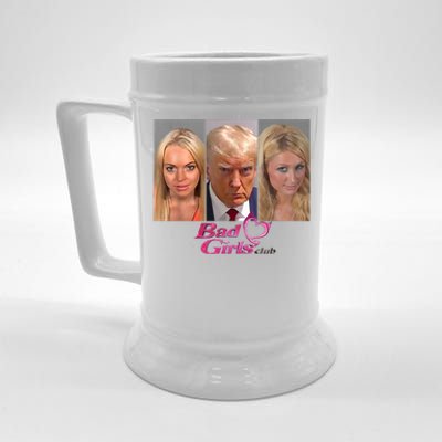 Bad Girls Donald Club Trump 2024 Mugshot Beer Stein