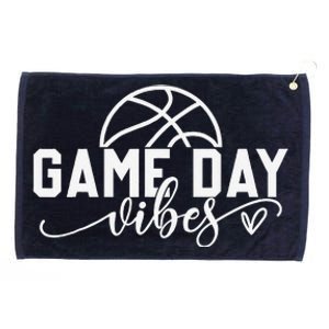 Basketball Game Day Vibes Basketball Mom Life Game Day Grommeted Golf Towel