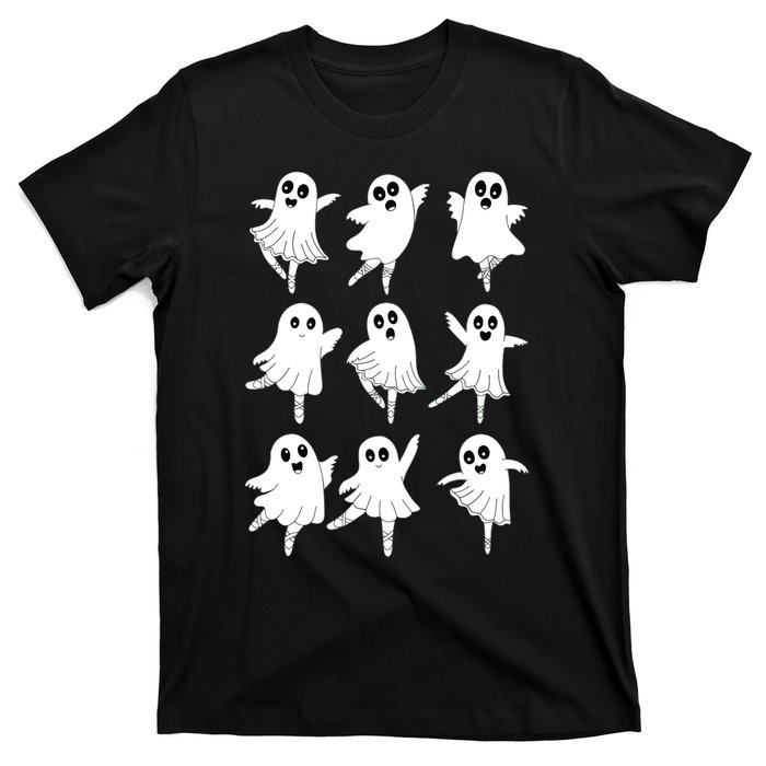 Ballet Ghost Dancing Dancer Dance Teacher Halloween T-Shirt