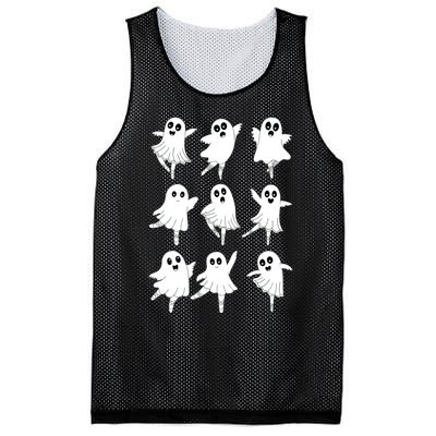 Ballet Ghost Dancing Dancer Dance Teacher Halloween Mesh Reversible Basketball Jersey Tank