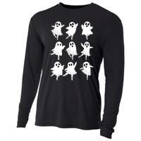 Ballet Ghost Dancing Dancer Dance Teacher Halloween Cooling Performance Long Sleeve Crew