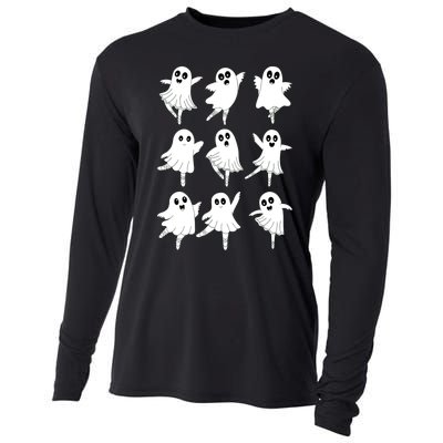 Ballet Ghost Dancing Dancer Dance Teacher Halloween Cooling Performance Long Sleeve Crew