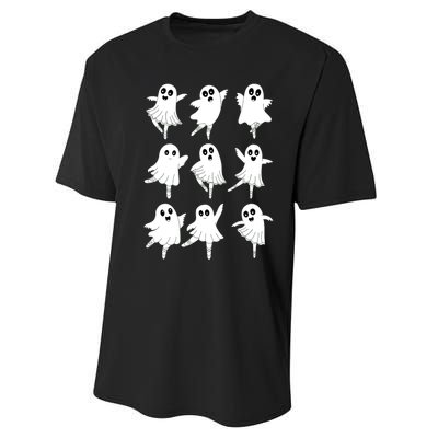 Ballet Ghost Dancing Dancer Dance Teacher Halloween Performance Sprint T-Shirt