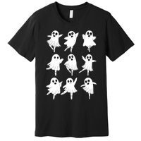 Ballet Ghost Dancing Dancer Dance Teacher Halloween Premium T-Shirt