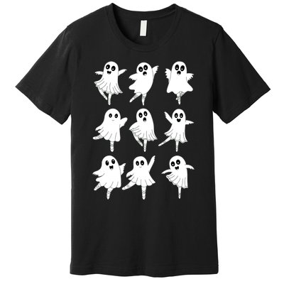 Ballet Ghost Dancing Dancer Dance Teacher Halloween Premium T-Shirt