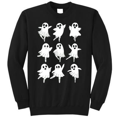 Ballet Ghost Dancing Dancer Dance Teacher Halloween Tall Sweatshirt