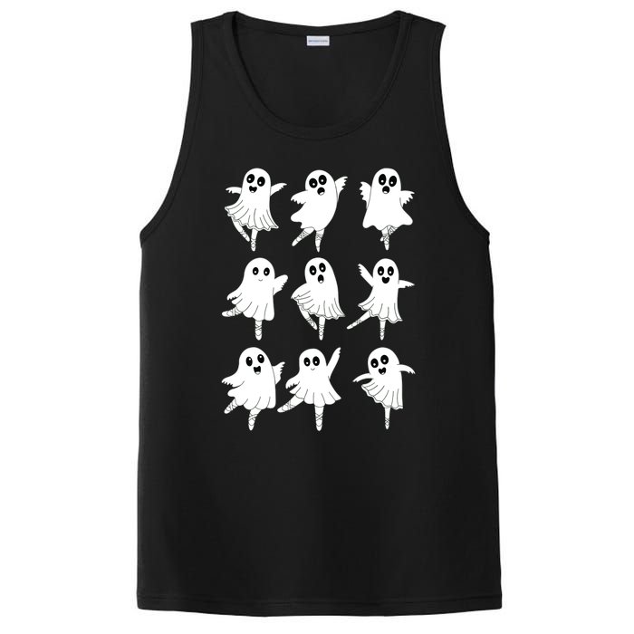 Ballet Ghost Dancing Dancer Dance Teacher Halloween PosiCharge Competitor Tank