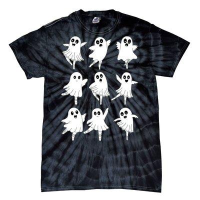 Ballet Ghost Dancing Dancer Dance Teacher Halloween Tie-Dye T-Shirt