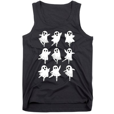 Ballet Ghost Dancing Dancer Dance Teacher Halloween Tank Top