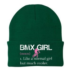 BMX Girl Definition Funny BMX Women Rider Cool Biking Knit Cap Winter Beanie