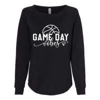 Basketball Game Day Vibes Basketball Mom Life Game Day Womens California Wash Sweatshirt