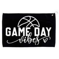 Basketball Game Day Vibes Basketball Mom Life Game Day Grommeted Golf Towel