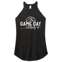 Basketball Game Day Vibes Basketball Mom Life Game Day Women's Perfect Tri Rocker Tank