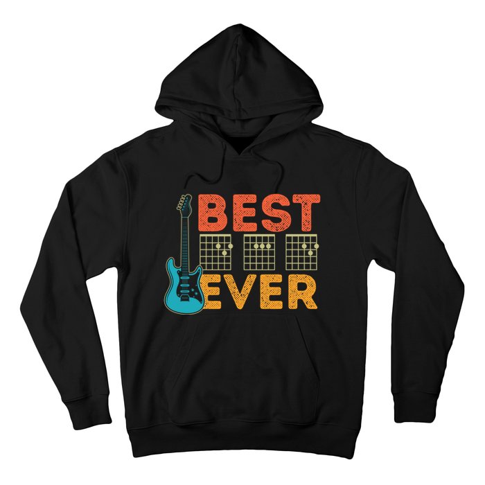 Best Guitar Dad Ever Chords Best Dad Guitar Guitar Dad Hoodie