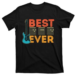 Best Guitar Dad Ever Chords Best Dad Guitar Guitar Dad T-Shirt