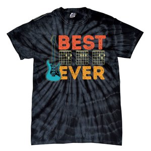 Best Guitar Dad Ever Chords Best Dad Guitar Guitar Dad Tie-Dye T-Shirt