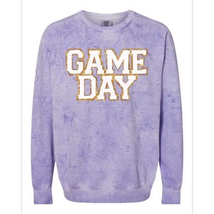 Baseball Game Day Gift Colorblast Crewneck Sweatshirt