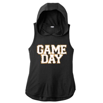 Baseball Game Day Gift Ladies PosiCharge Tri-Blend Wicking Draft Hoodie Tank