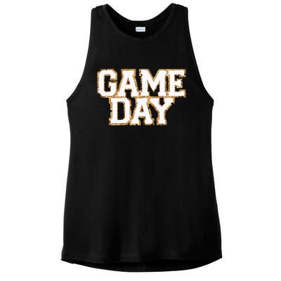 Baseball Game Day Gift Ladies PosiCharge Tri-Blend Wicking Tank