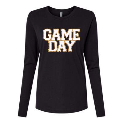 Baseball Game Day Gift Womens Cotton Relaxed Long Sleeve T-Shirt