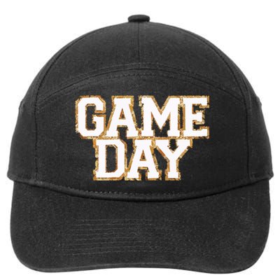 Baseball Game Day Gift 7-Panel Snapback Hat