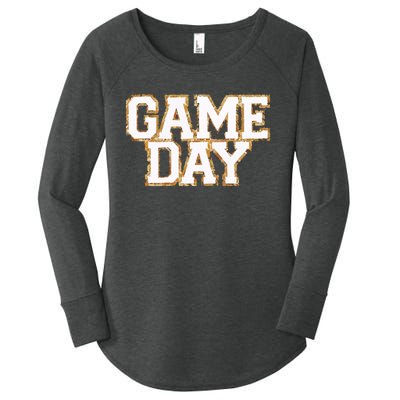 Baseball Game Day Gift Women's Perfect Tri Tunic Long Sleeve Shirt