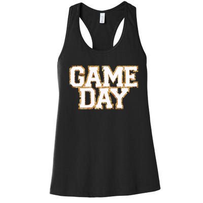 Baseball Game Day Gift Women's Racerback Tank