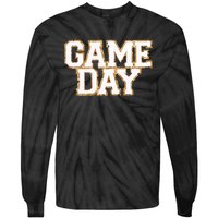 Baseball Game Day Gift Tie-Dye Long Sleeve Shirt