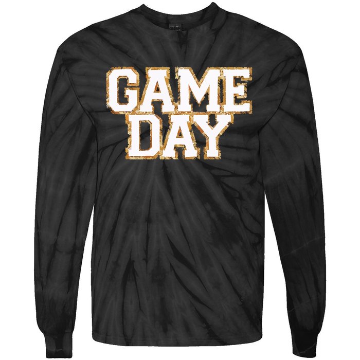 Baseball Game Day Gift Tie-Dye Long Sleeve Shirt