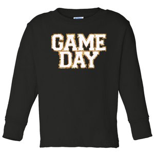 Baseball Game Day Gift Toddler Long Sleeve Shirt