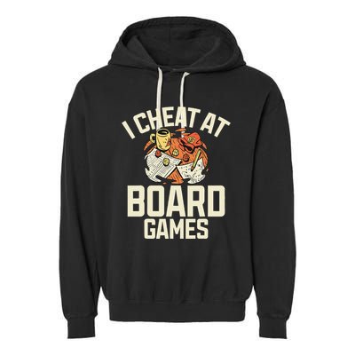 Board Games Dice Design For Tabletop Player Game Night Host Garment-Dyed Fleece Hoodie