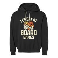 Board Games Dice Design For Tabletop Player Game Night Host Garment-Dyed Fleece Hoodie